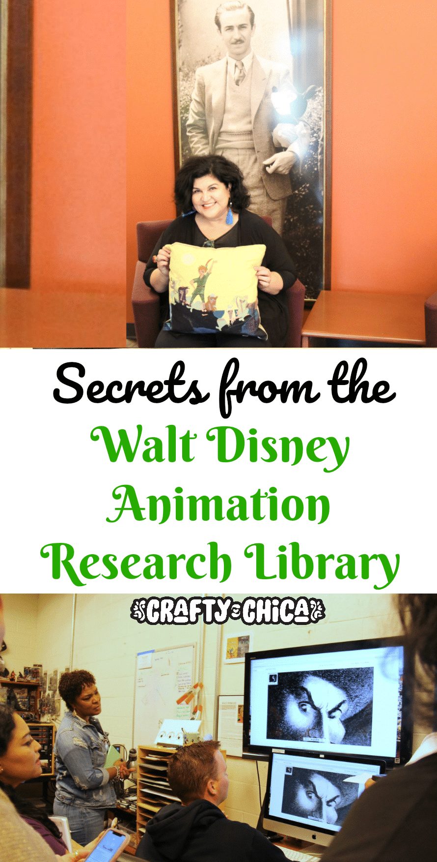 Crafty Chica at Disney Animation Research Library.