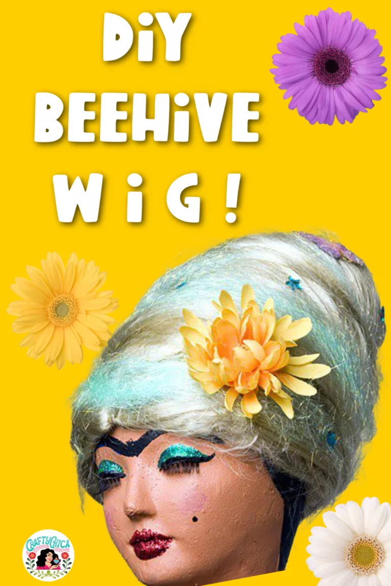 how to make a beehive wig