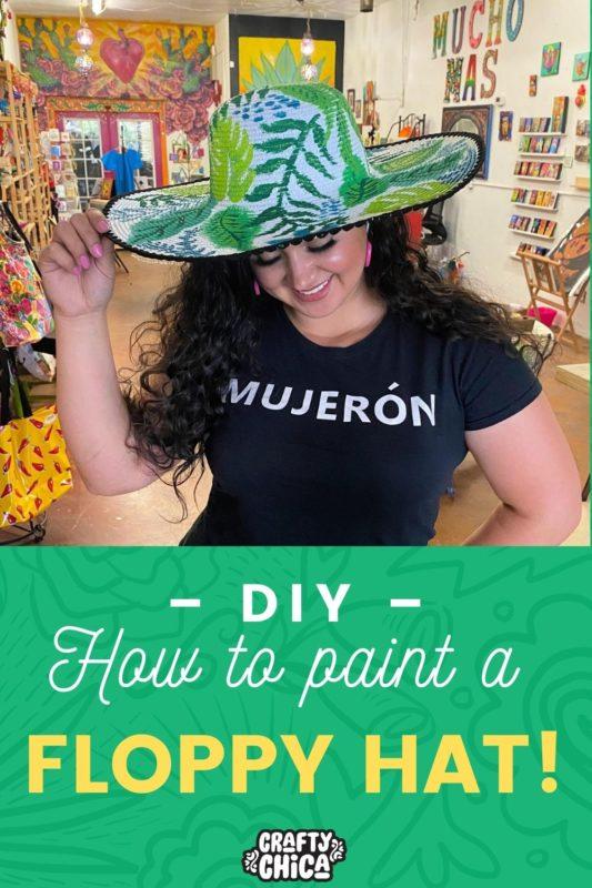 Why you need this painted hat tutorial! Crafty Chica