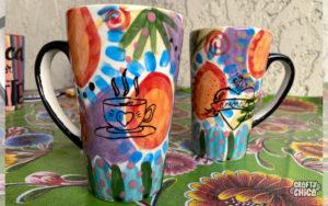 amorcito mug by Crafty Chica. #craftychica #lattemug #pyop #latinocrafts