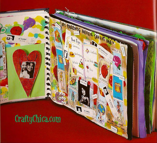 12 Ways to make a DIY art journal - Crafty Chica