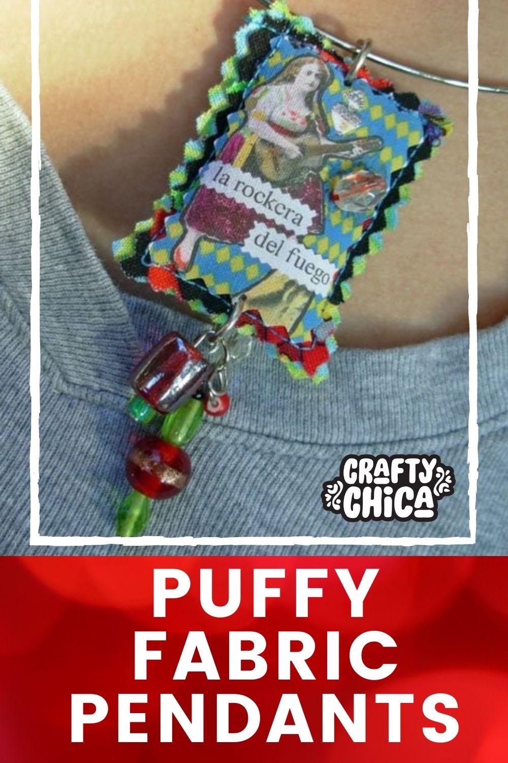 DIY Puffy Pendant #craftychica