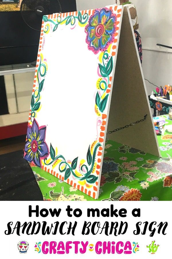 How to make sandwich board signs