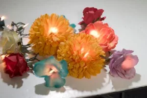 diy flower lights
