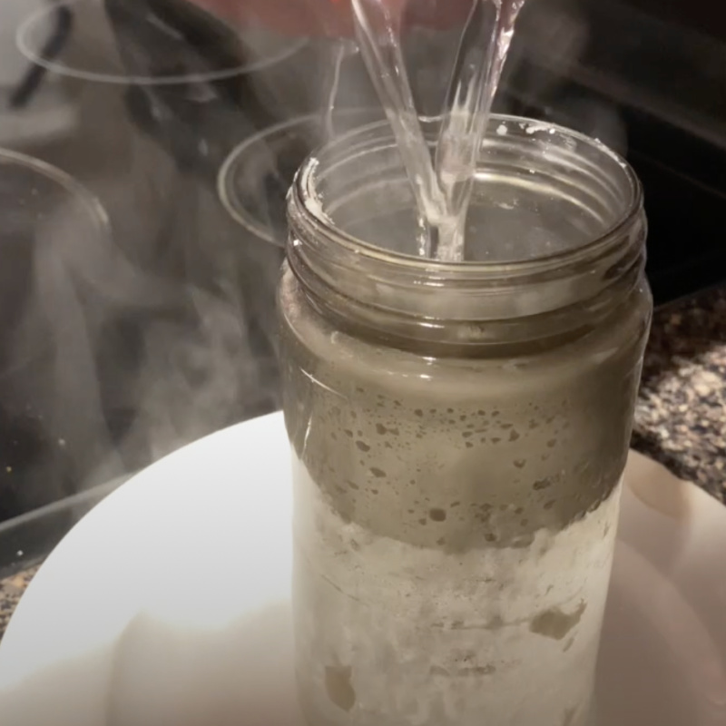 How to clean an empty candle jar