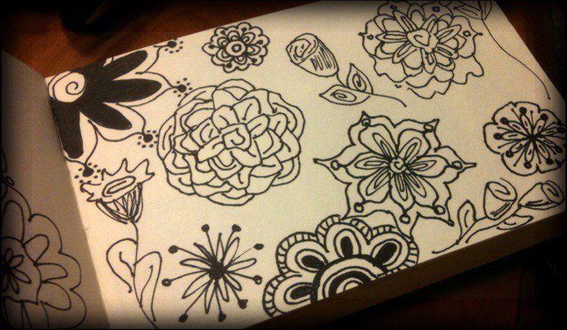 doodle-flowers