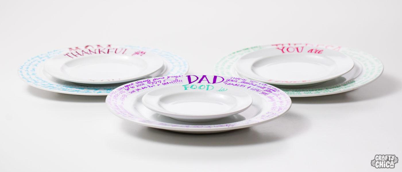 Make an appreciation  plate for Father's Day #fathersday #craftychica