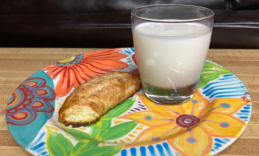 Milk and Cuban pastries
