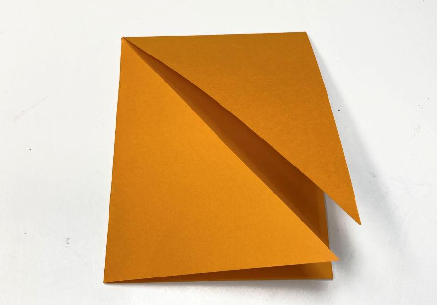 Double corner folded card