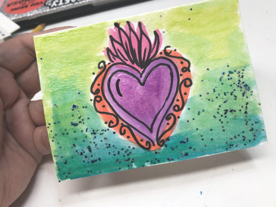 DIY Watercolor cards #craftychica #diywatercolor #watercolorpainting