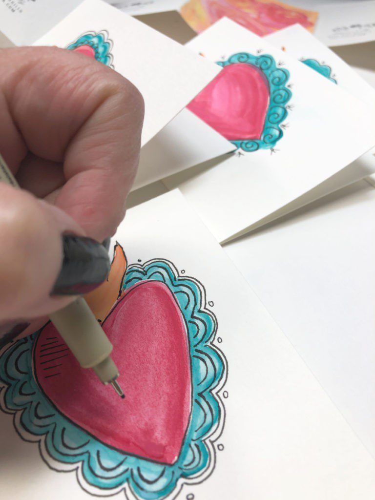 DIY Watercolor cards #craftychica #diywatercolor #watercolorpainting