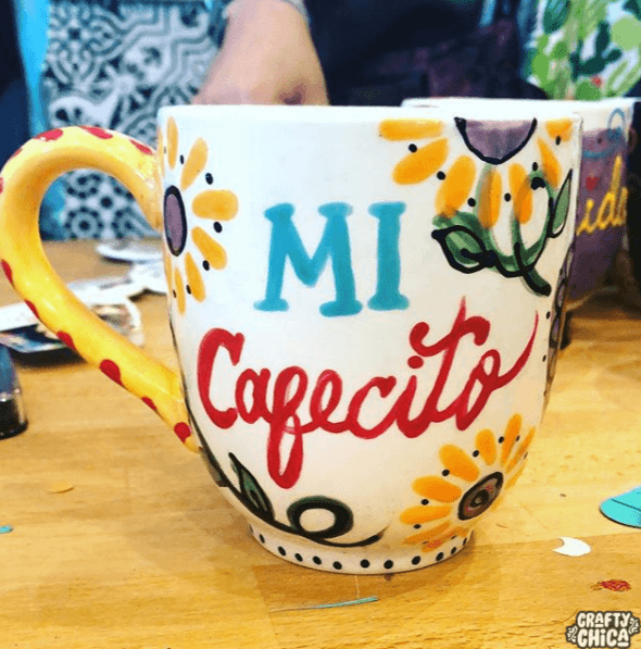 Mi Cafecito Mug #craftychica #pyop