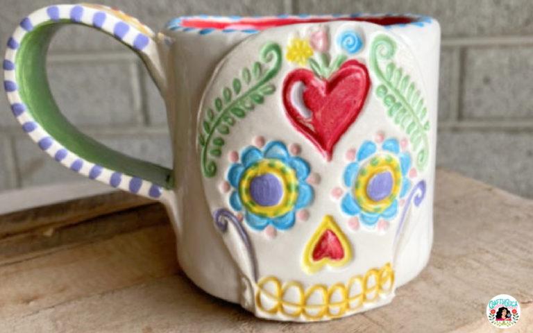 hand built mug - crafty chica
