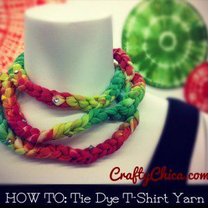How to make t-shirt yarn, Crafty Chica