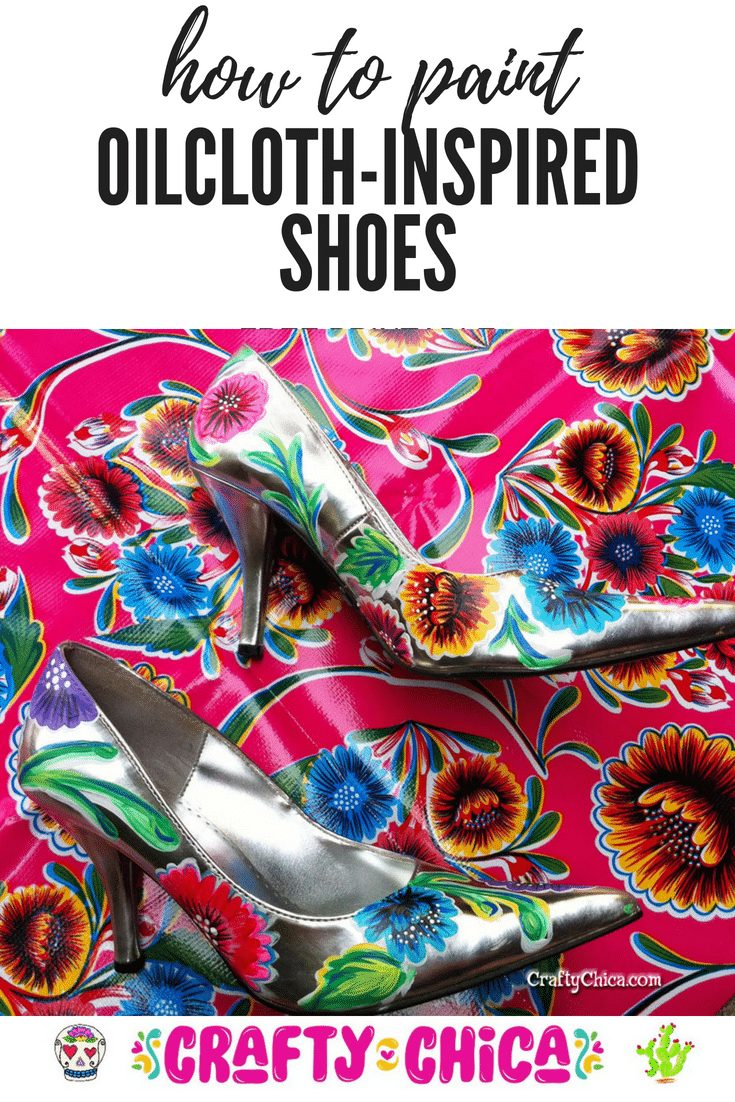 کفش های رنگ شده با الهام از پارچه روغنی