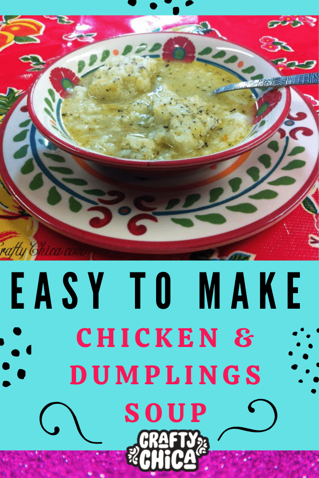 easy to make chicken and dumplings recipe #craftychica #recipes