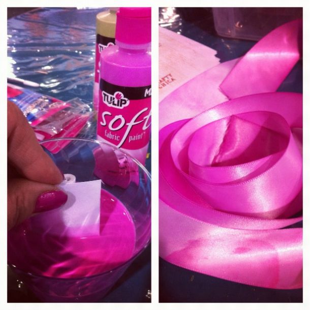 How To Dyed Ribbon (Super easy!) The Crafty Chica
