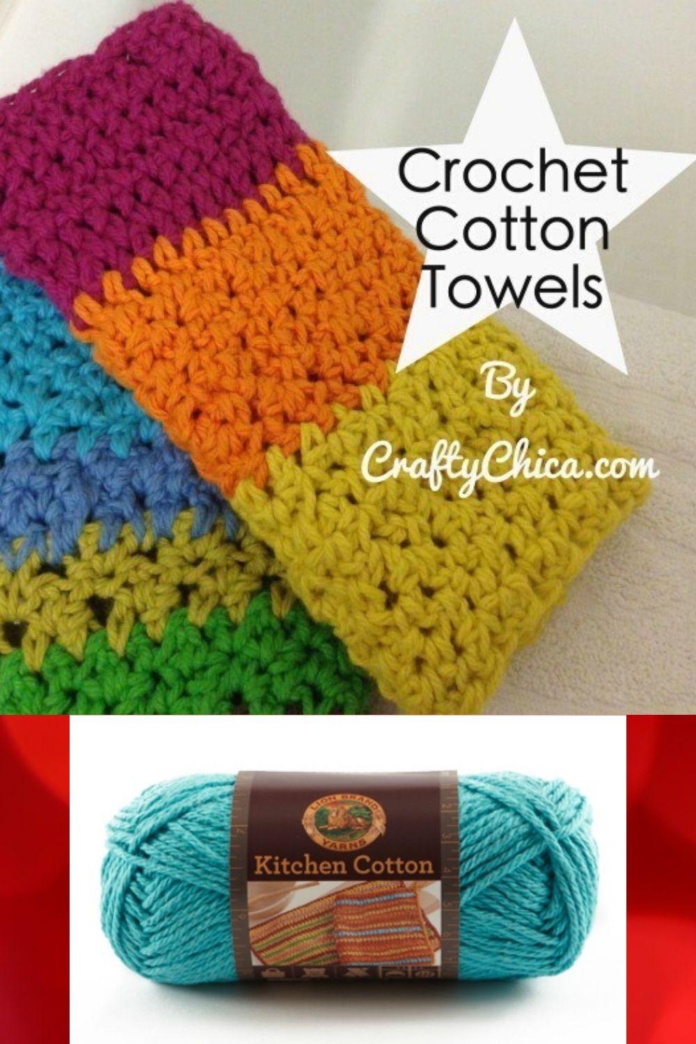DIY crochet washcloths