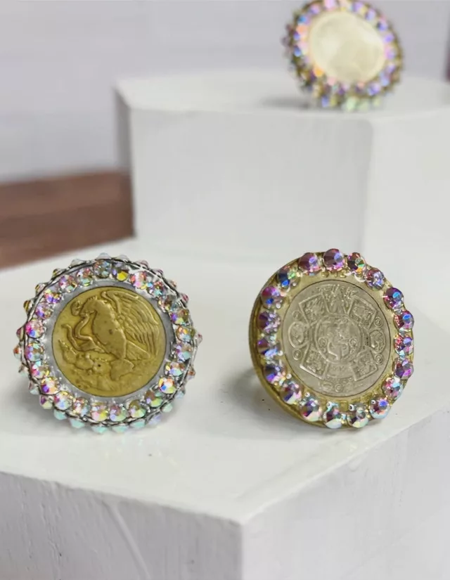 rings made from pesos