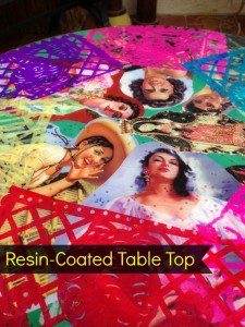 Resin table top tutorial