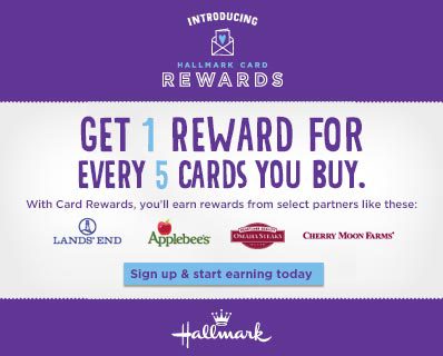 Hallmark Card Rewards 1 for 5 Graphic 398x320