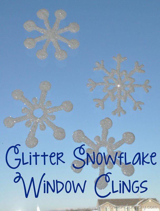 glitter snowflake window clings[4]