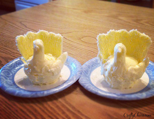 DIY Turkey Butter Sculptures - Crafty Chica