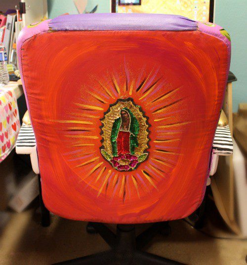 office chair makeover by Kathy Cano-Murillo.