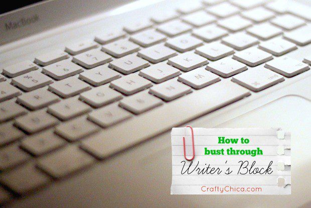 How to bust through writer's block by Kathy Cano-Murillo, CraftyChica.com.