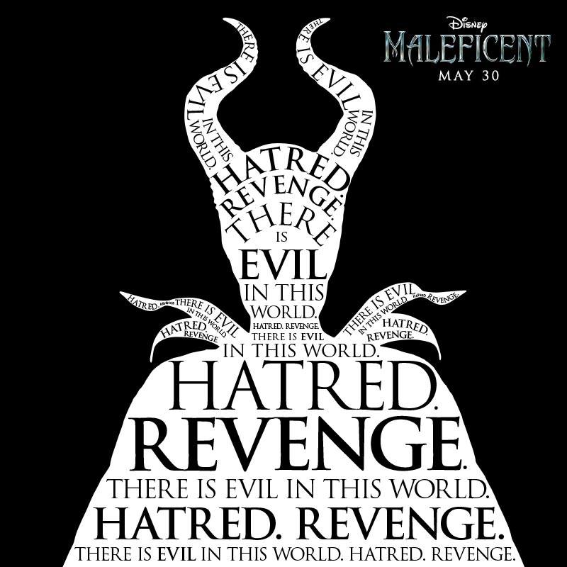 Maleficent_There_Is_Evil_In_This_World_Hatred_Revenge_Poster