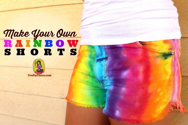 How to make rainbow shorts