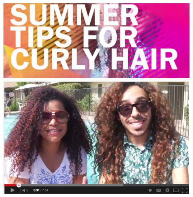 Summer tips for curly hair!