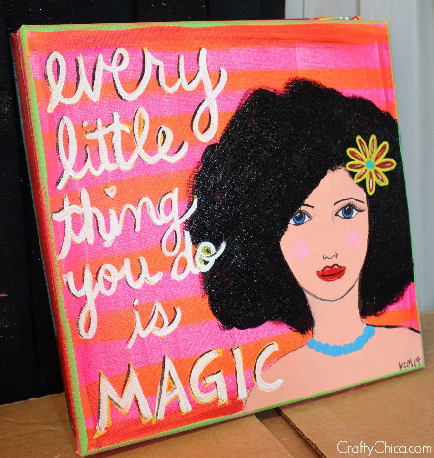 "Every Little Thing You Do Is Magic" by Kathy Cano-Murillo 12x12"