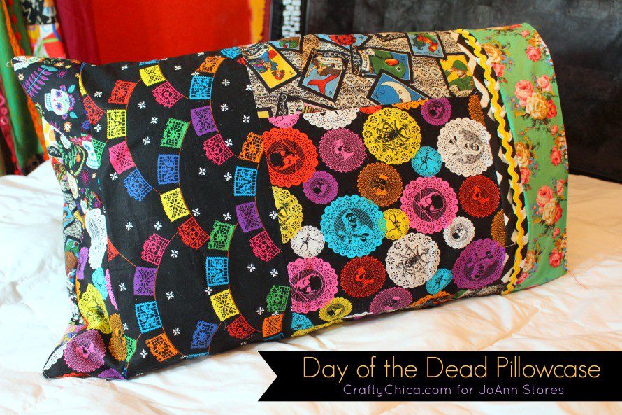 DIy Day of the Dead pillowcases