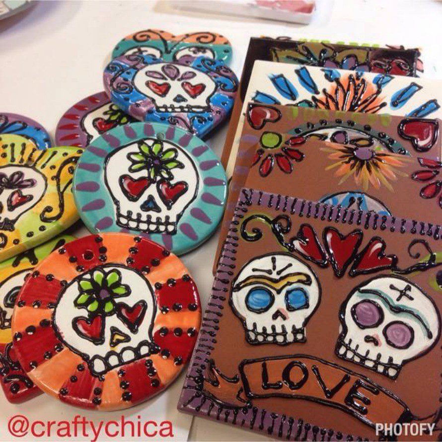 Fired Ceramic Tiles The Crafty Chica
