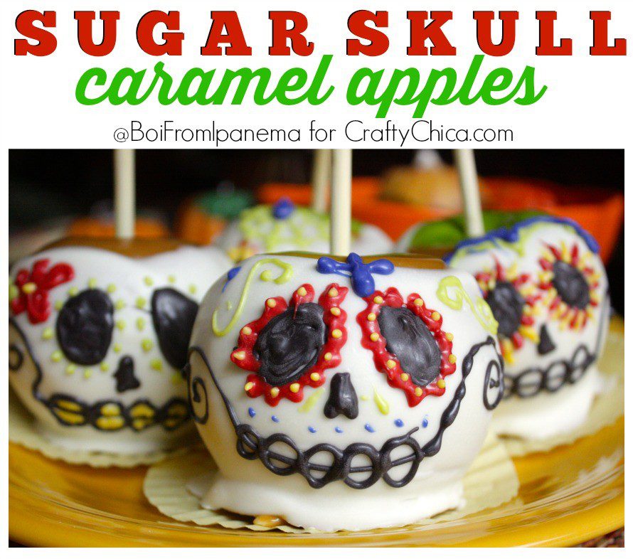 sugar-skull-caramel-apples