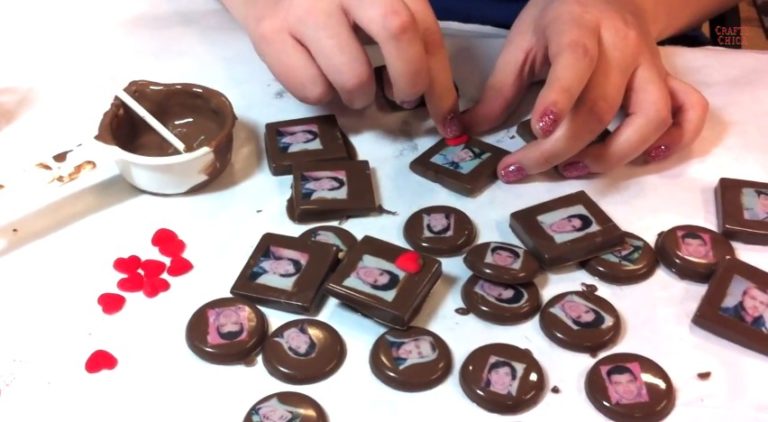 How to make edible photo chocolates by CraftyChica.com