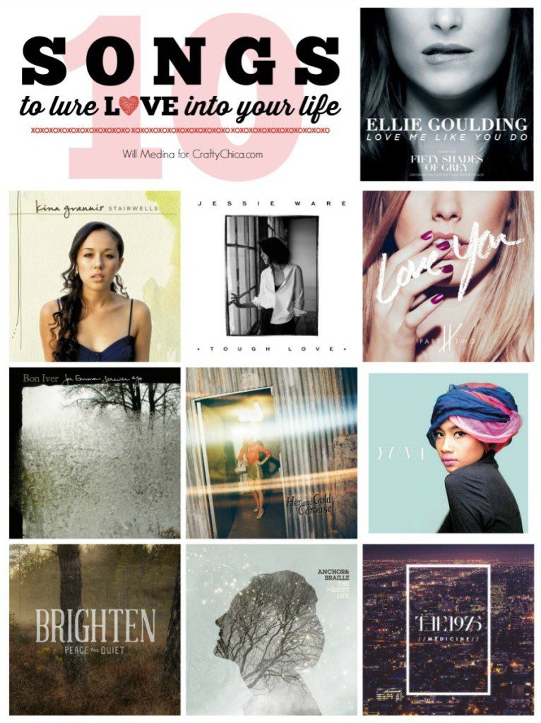 10 songs to lure love into your life, craftychica.com