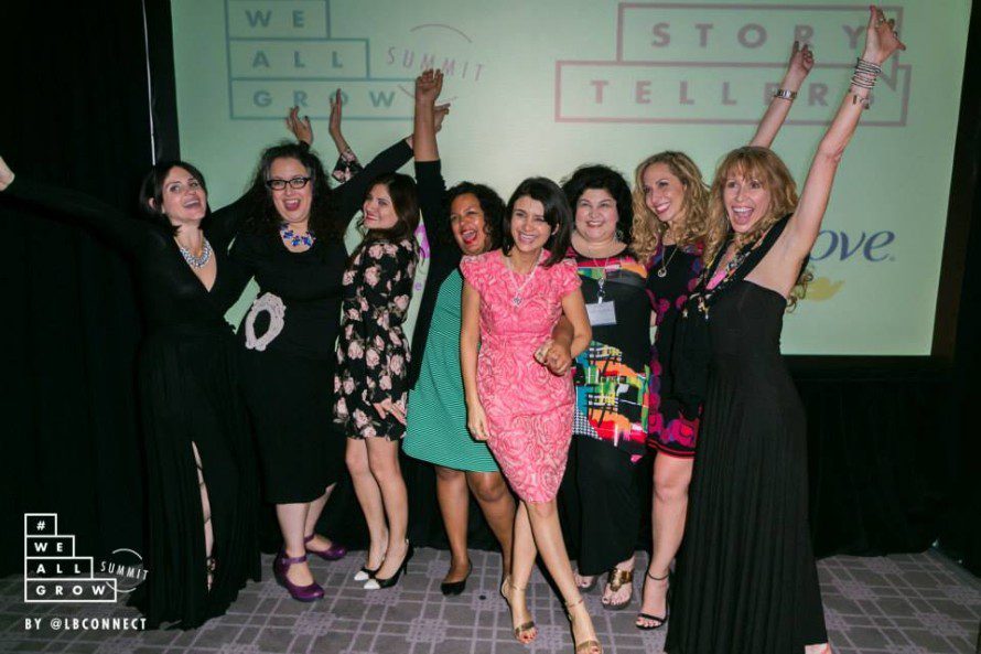 The We All Grow storytellers and our besties! Photo by Robson Muzel and #WeAllGrow Summit 2015.