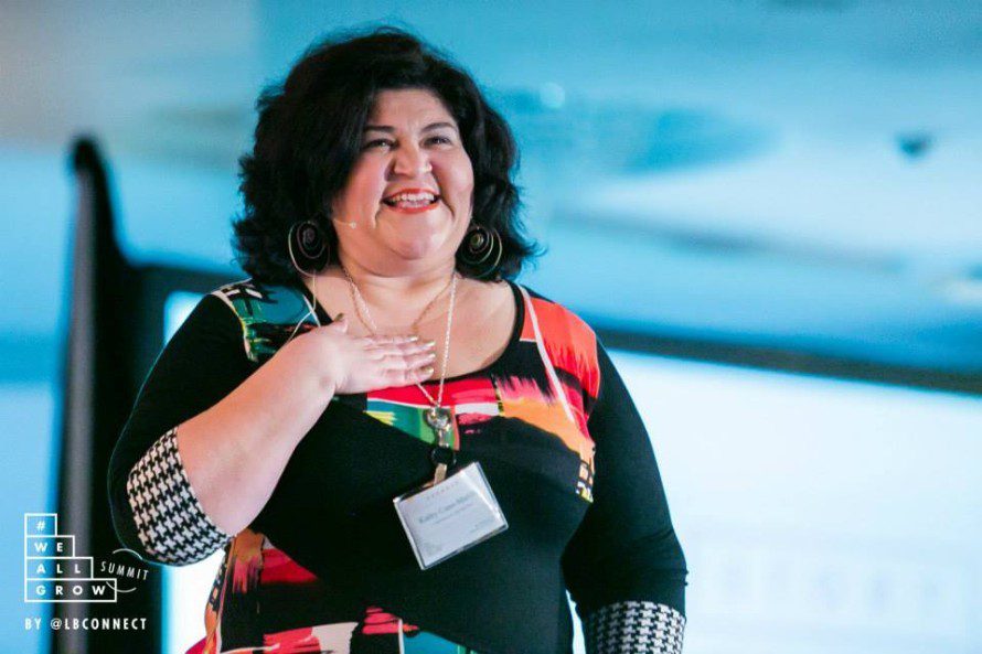 Kathy Cano-Murillo. Photo by Robson Muzel and #WeAllGrow Summit 2015.