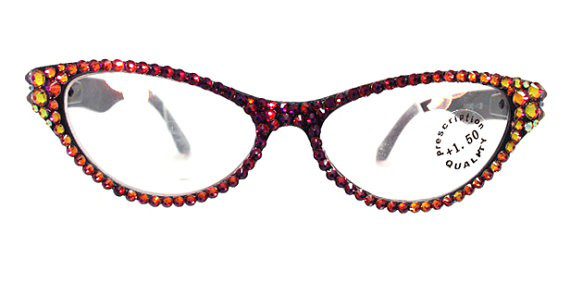 crystal-cat-eye glasses
