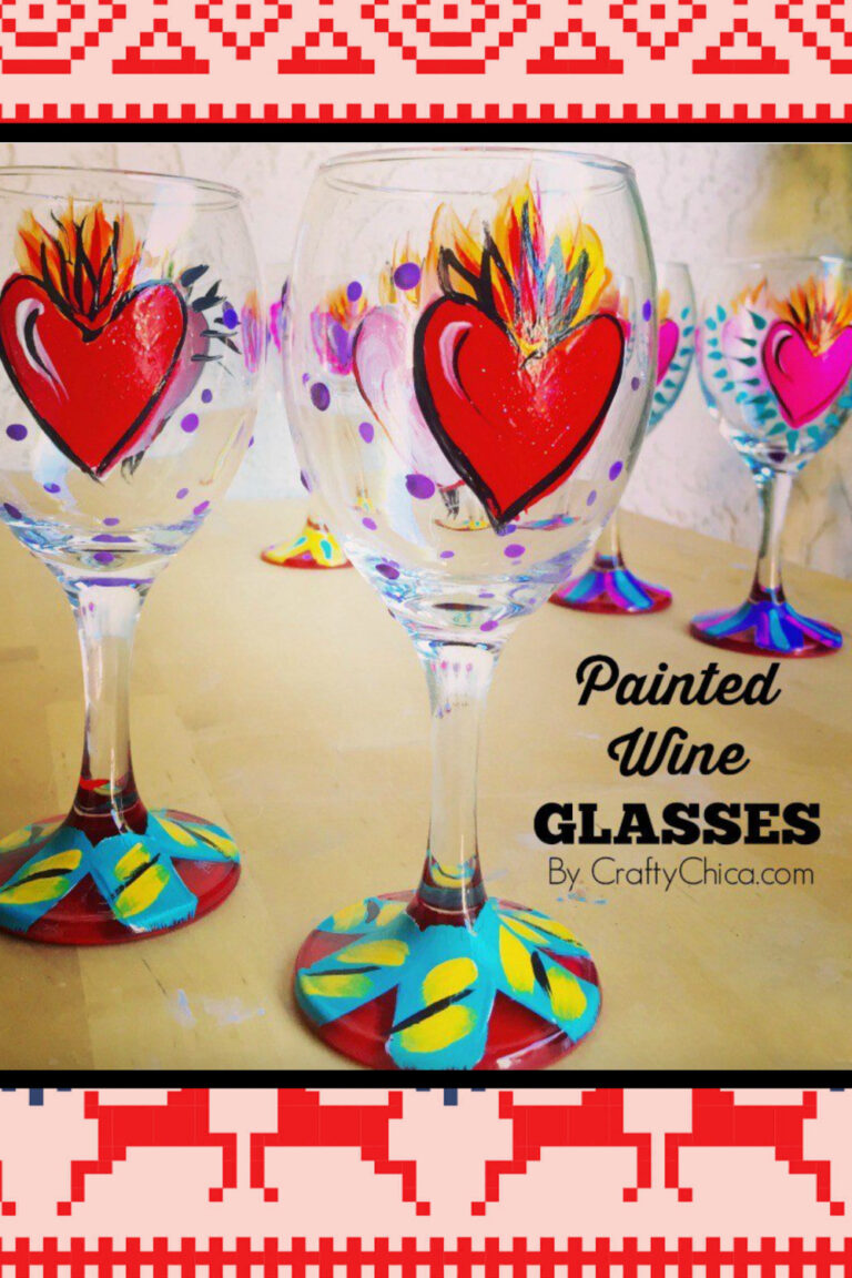 painted wine glasses
