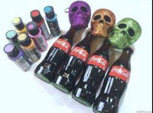 Coke Bottle people day of the dead