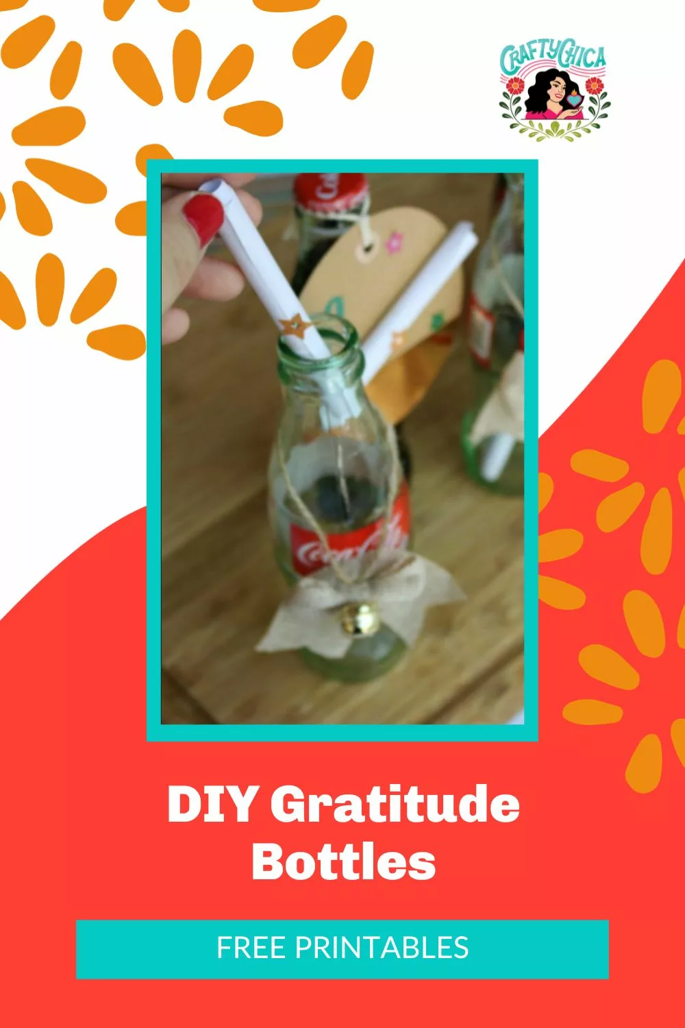 Gratitude bottles for Thanksgiving.