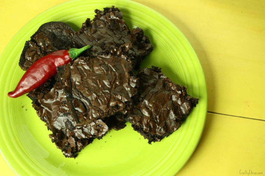 Spicy Mayan Brownies by CraftyChica.com.