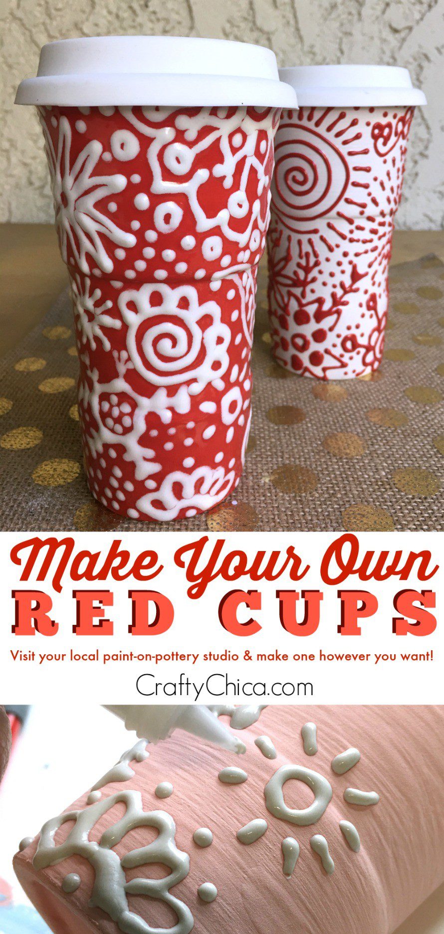 Make your own red cup CraftyChica.com