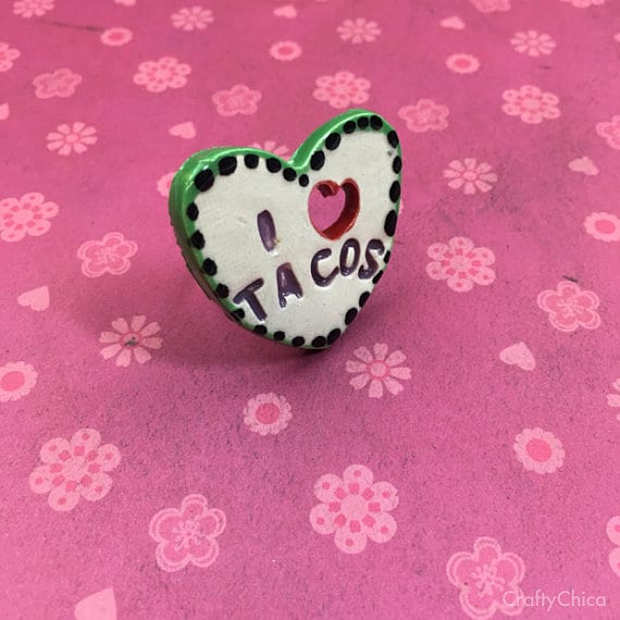 I love Tacos Ring by Crafty Chica