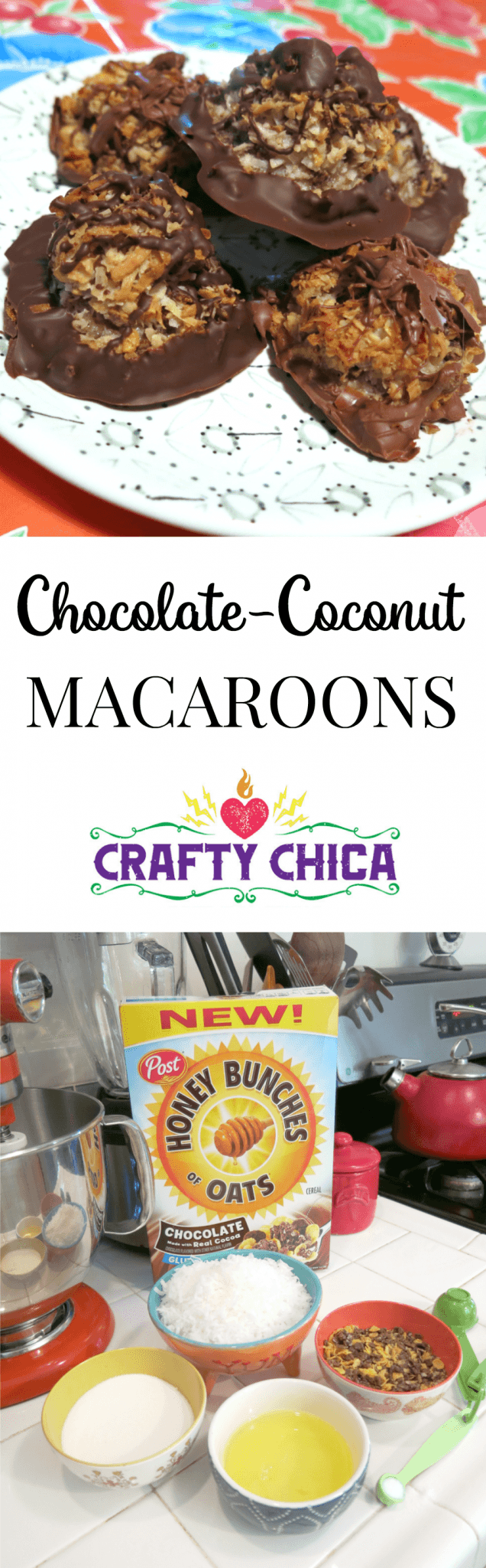Chocolate-coconut-macaroons