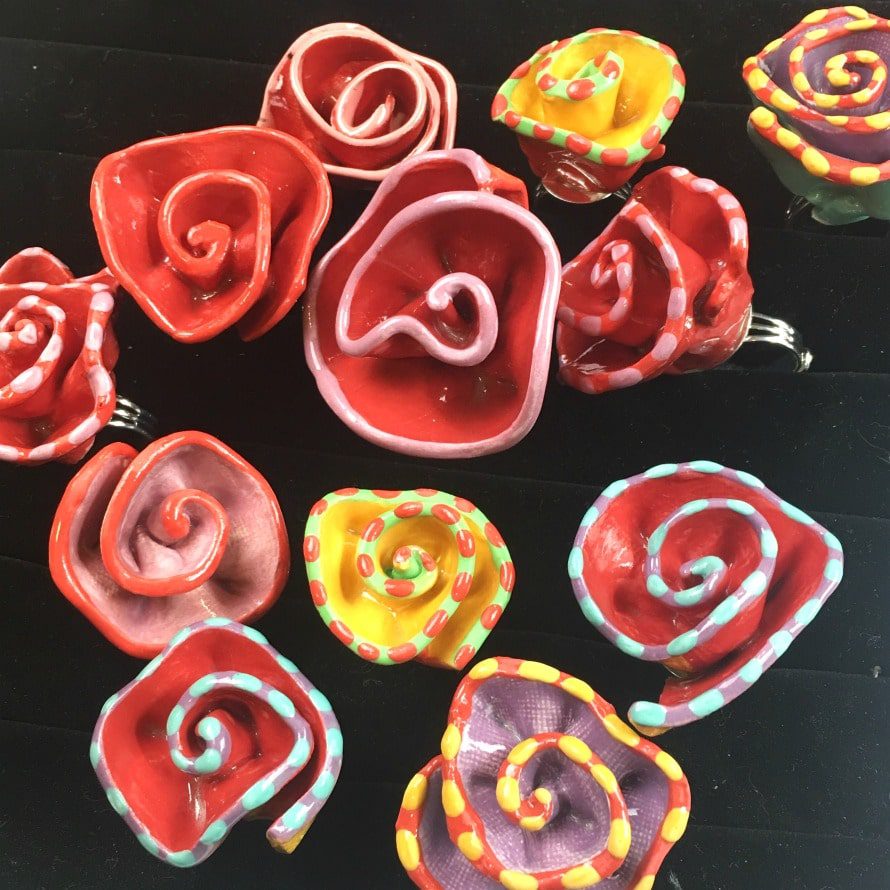 ceramic-rose-rings