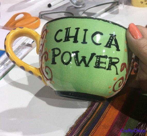 Chica Power mug by Crafty Chica. #craftychica #chicapower #latinx